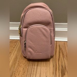 S-ZONE Leather Sling Bag for Women - NEW